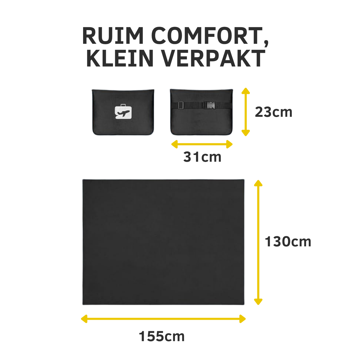 Explore Plus - Reisdeken 2-in-1